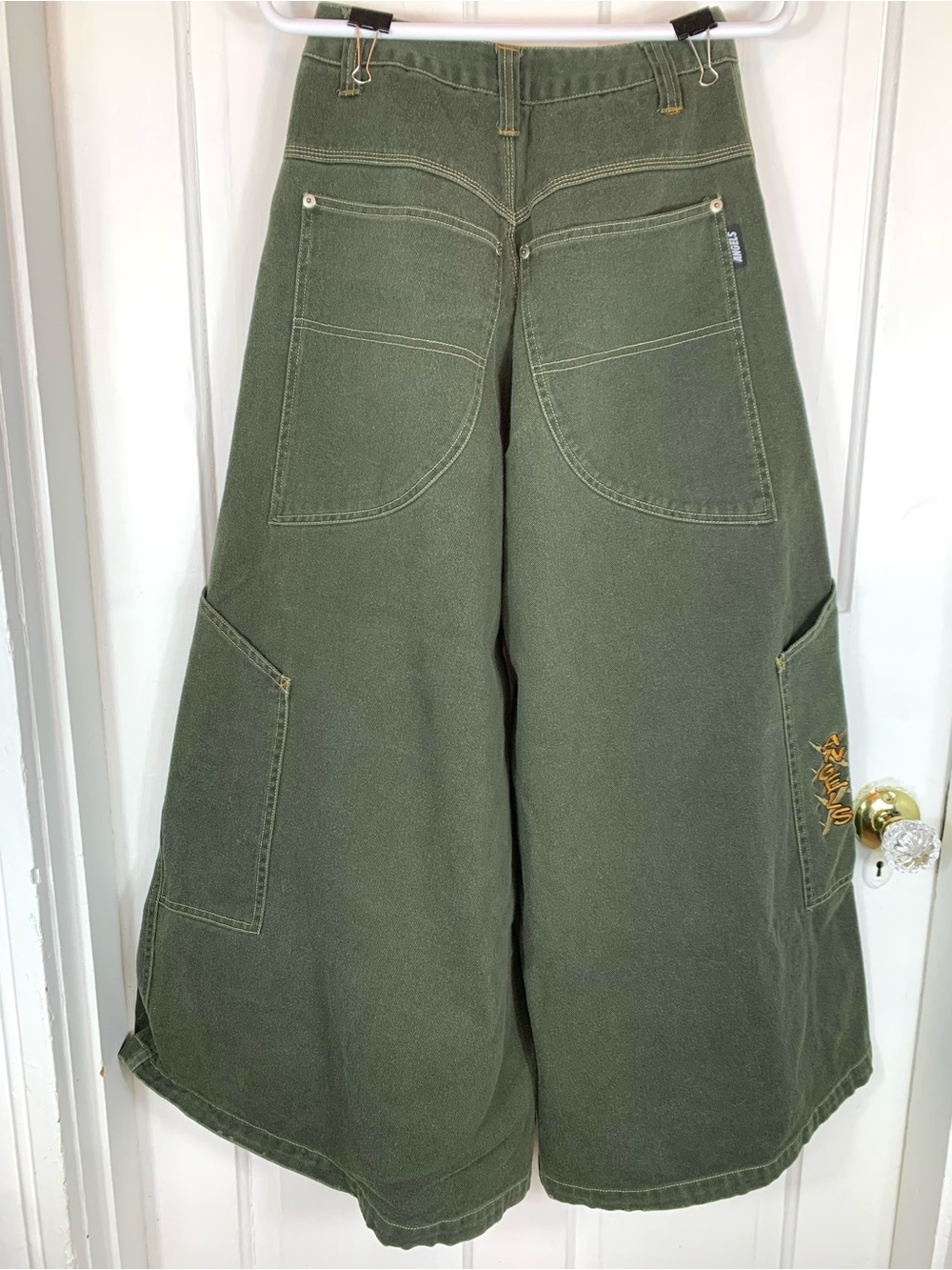 Angels Super Wide Leg Jeans - Vintage - Y2K - Rave - Festival - High Waist